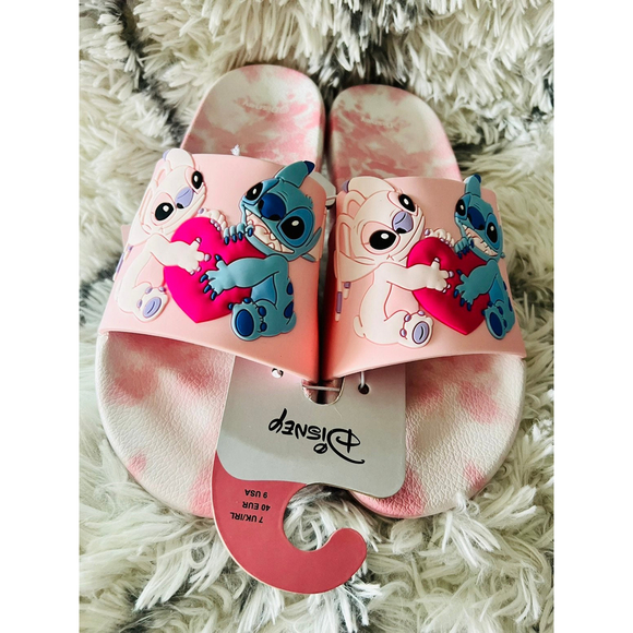 Disney Shoes - NWT Lilo and Stitch and Angel sandals / sliders size 9